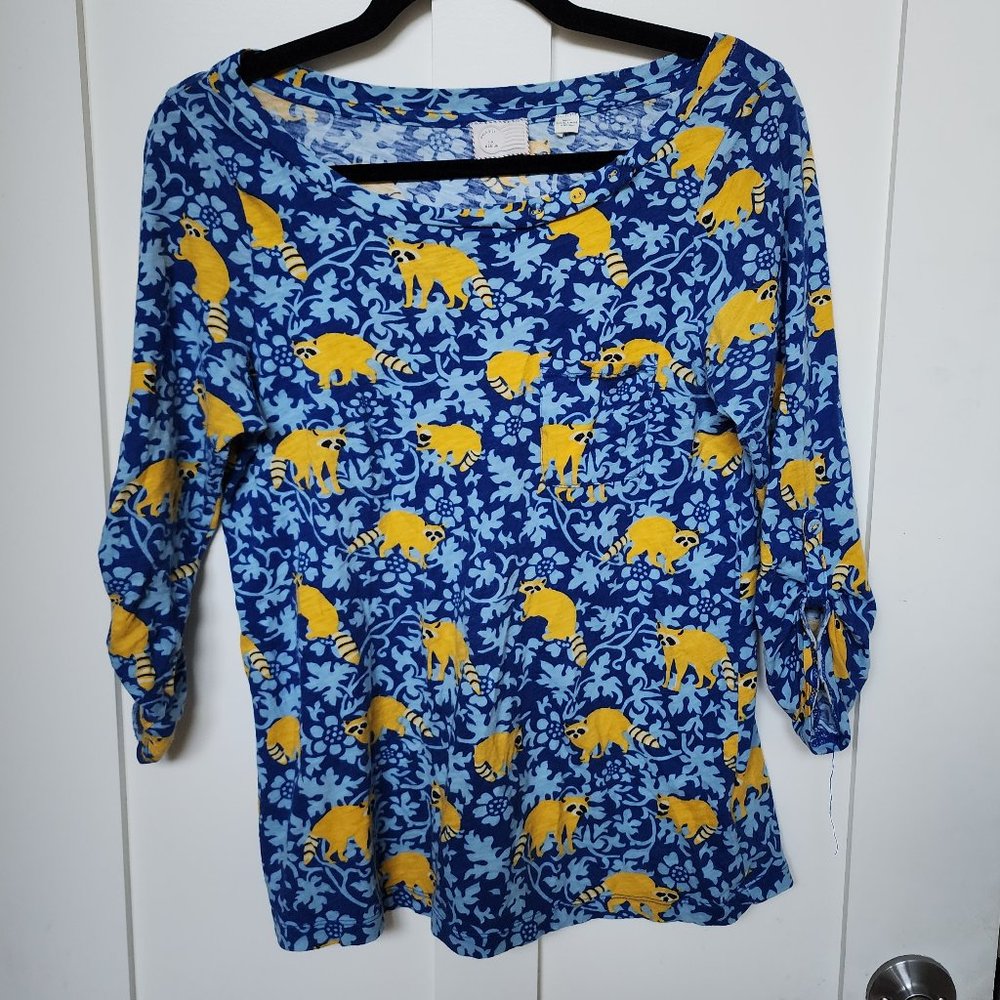 Anthropologie racoon shirt